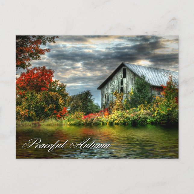 friedlicher Herbst - Postkarte (Vorderseite)