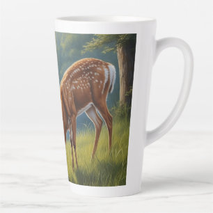 Friedlicher Hirsch am Mug-See - Wildnis Natur Wald Milchtasse