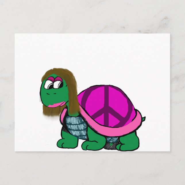 Friedlicher Honu Gril Postkarte (Vorderseite)