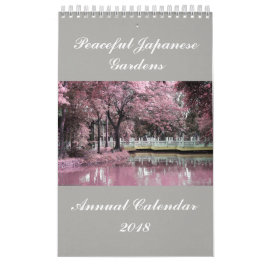 Friedlicher Japaner arbeitet jährlicher Kalender
