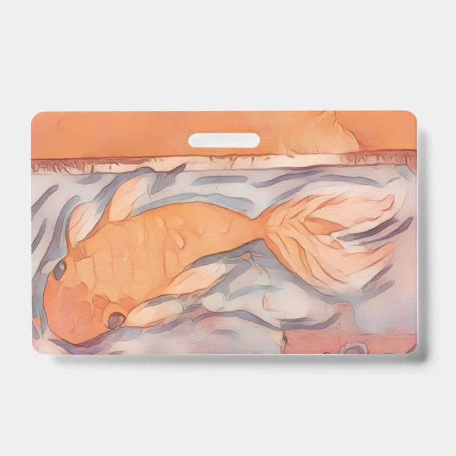 Friedlicher Koi-Abzeichenhalter  Ausweis (Vorderseite)