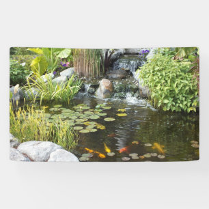 Friedlicher Koi-Teigbanner Banner