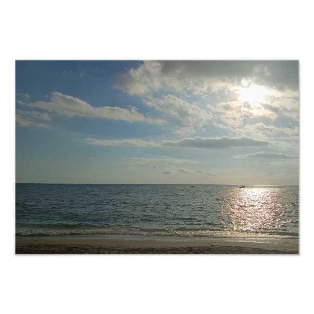 Friedlicher Meerblick Fotodruck (Vorne)