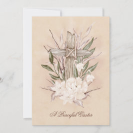 Friedlicher Ostern der Osterkreuzkarte Dankeskarte