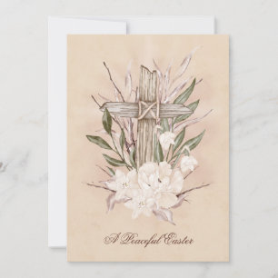 Friedlicher Ostern der Osterkreuzkarte Dankeskarte