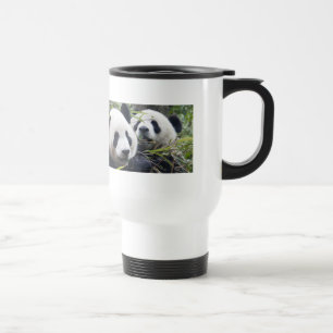 Friedlicher Panda Reisebecher