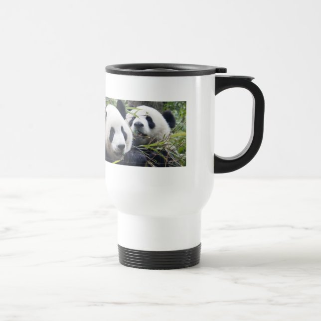 Friedlicher Panda Reisebecher (Rechts)