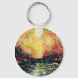 Friedlicher Pfad Schlüsselanhänger