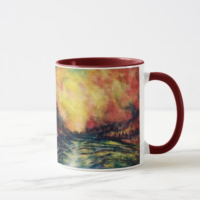 Friedlicher Pfad Tasse (Rechts)