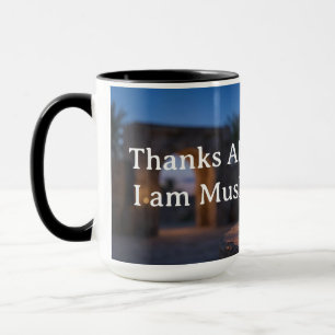 Friedlicher Ramadan-Abenddämmerung - Laterne & Dat Tasse