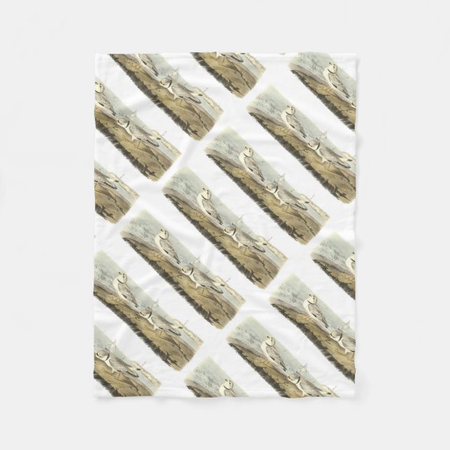 Friedlicher Regenpfeifer durch Audubon Fleecedecke (Vorderseite)