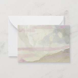 "Friedlicher Sand": Original Abstrakte Note Card Mitteilungskarte