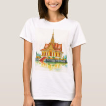 Friedlicher Siam Tempel mit T - Shirt