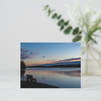 Friedlicher Sonnenaufgang Postkarte
