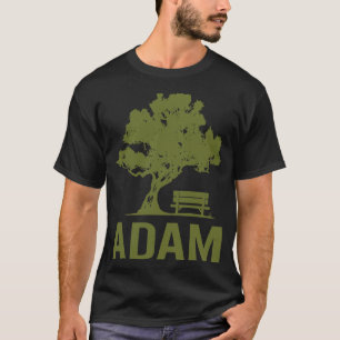 Friedlicher Tag - Adam Name T-Shirt