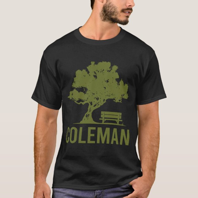 Friedlicher Tag - Coleman-Name T-Shirt (Vorderseite)