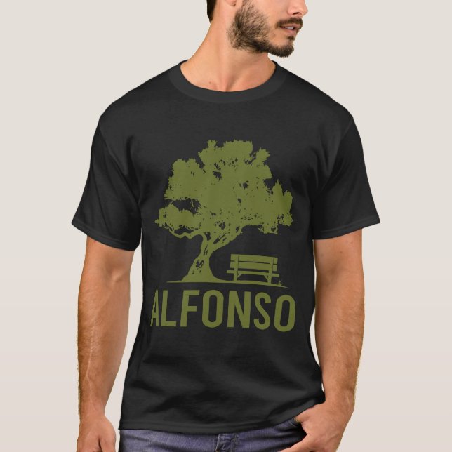 Friedlicher Tag - Name Alfonso T-Shirt (Vorderseite)