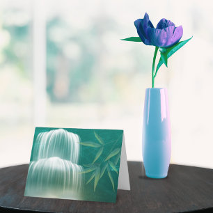 Friedlicher Zen-Wasserfall-Notecard