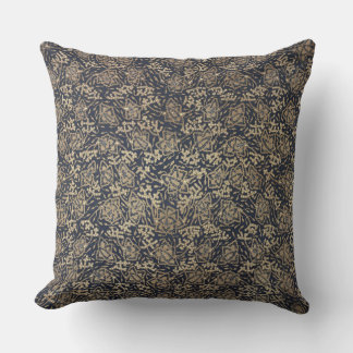 Friedliches Blau und Cream Batik Kissen