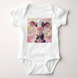 Friedliches Cala on Lotus - Baby Bodysuit Strampler