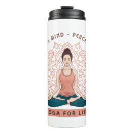 Friedliches Friedliches Leben Thermosbecher