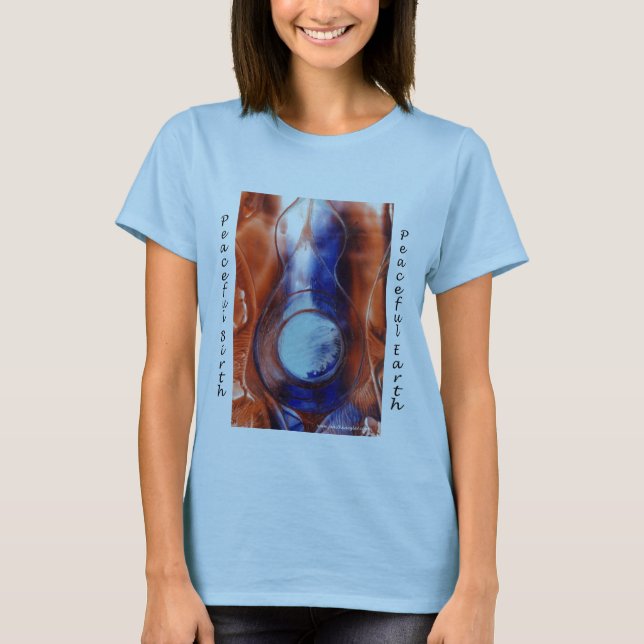 friedliches Geburtst-shirt T-Shirt (Vorderseite)