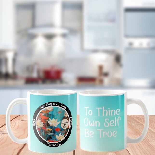 Friedliches Geschenk von Lotus Custom Sobriety Mei Kaffeetasse (Von Creator hochgeladen)