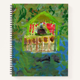 Friedliches Mediationsbuch Notizbuch