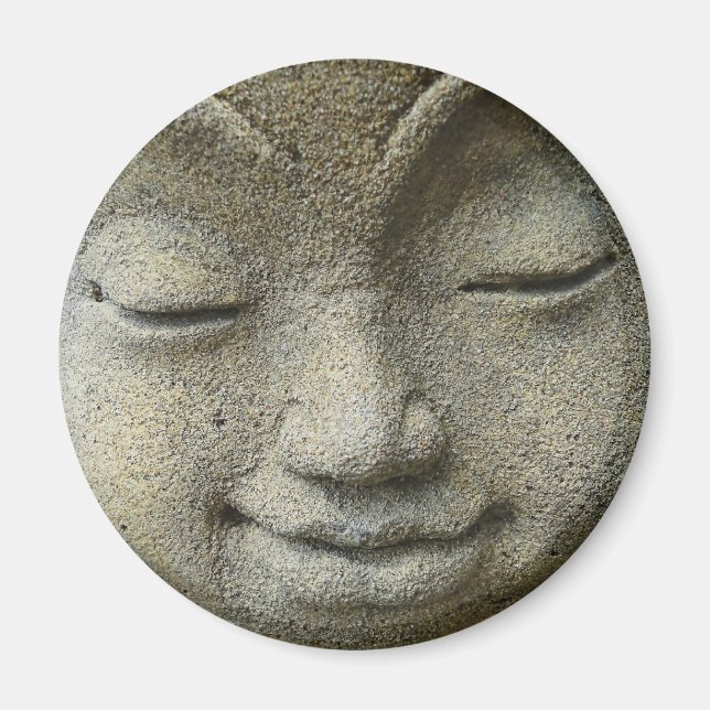 Friedliches Round-Magnet Magnet (Vorne)