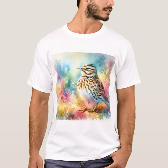 Friedmanns lark 310724AREF143 - Watercolor T-Shirt (Vorderseite)