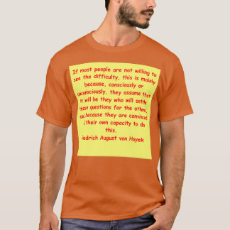 Friedrich August Hayek 5 T-Shirt