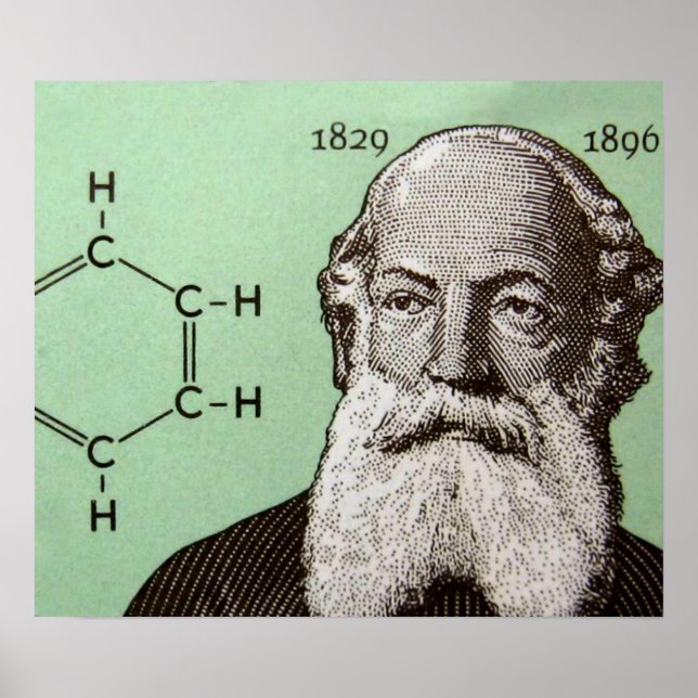 Friedrich August Kekule Poster (Vorne)