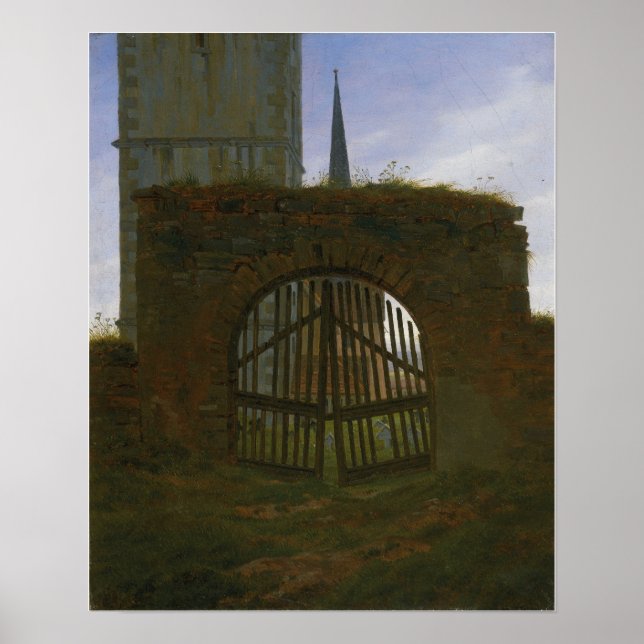 Friedrich - Churchyard Gate Poster (Vorne)