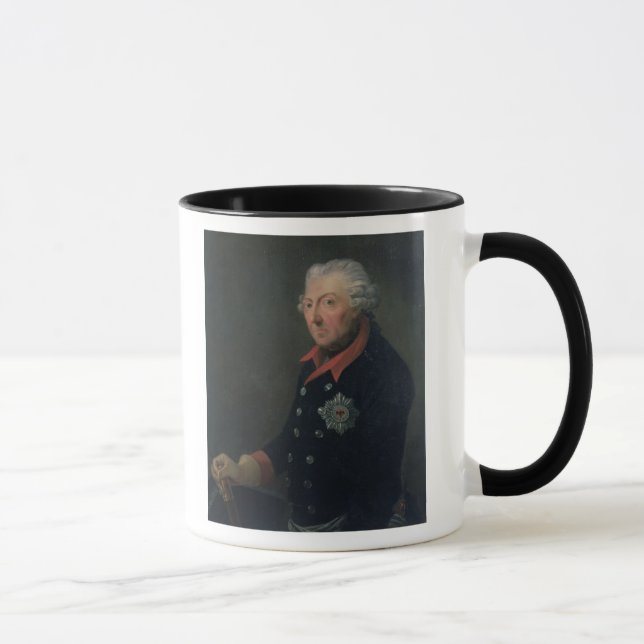 Friedrich das große, die Uniform tragend Tasse (Rechts)