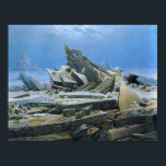 Friedrich - Eismeer Poster<br><div class="desc">Sea Of Ice von Caspar David Friedrich. Weitere posterfertige Bilder aus dem Zedign Art Series Book 26 "Caspar David Friedrich - Gemälde & Zeichnungen" finden Sie unter https://books.zedign.com/zas/26.html</div>