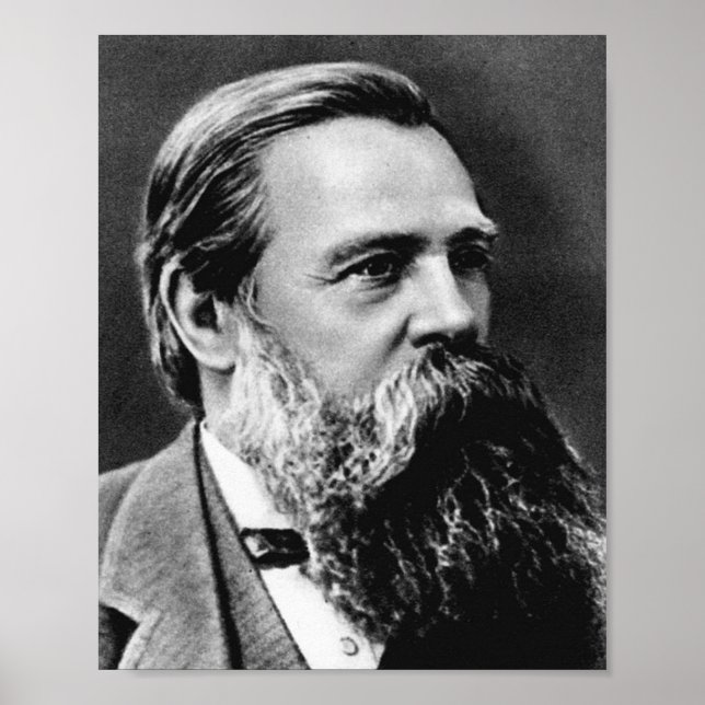 Friedrich Engels Poster (Vorne)