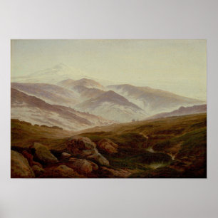 Friedrich - Erinnerungen an riesige Berge Poster