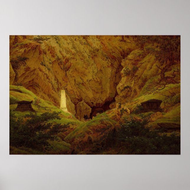 Friedrich - Grab alter Helden Poster (Vorne)