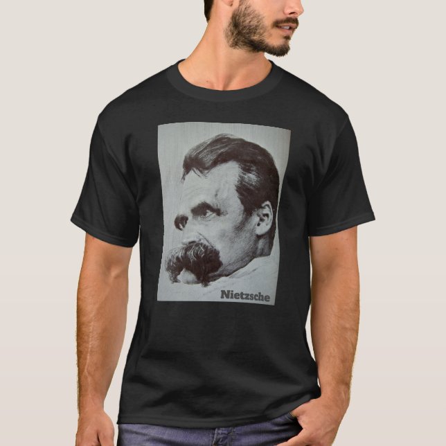 Friedrich Nietzsche (gezeichnet von Hans Olde) T-Shirt (Vorderseite)
