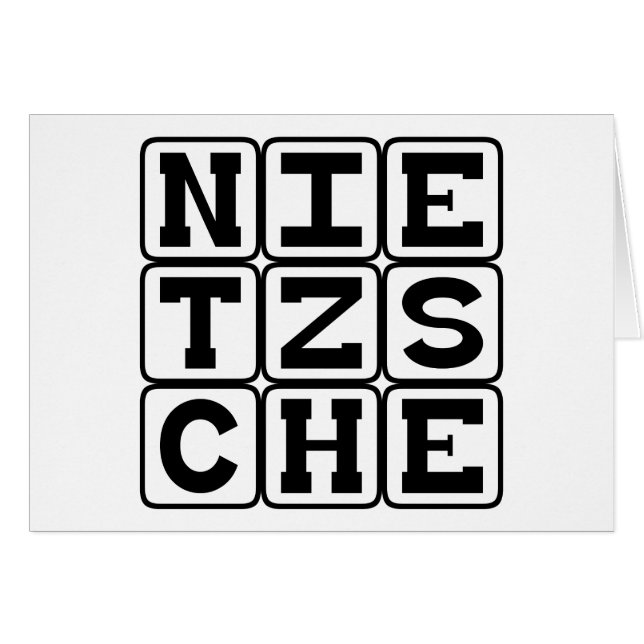 Friedrich Nietzsche, Philosoph (Vorderseite (Horizontal))