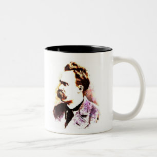 Friedrich Nietzsche Zweifarbige Tasse