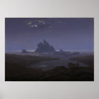 Friedrich - Rock Reef on Sea Beach 1824