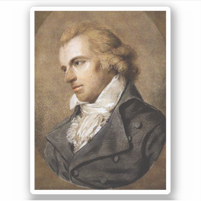 Friedrich Schiller Aufkleber (Vorderseite)