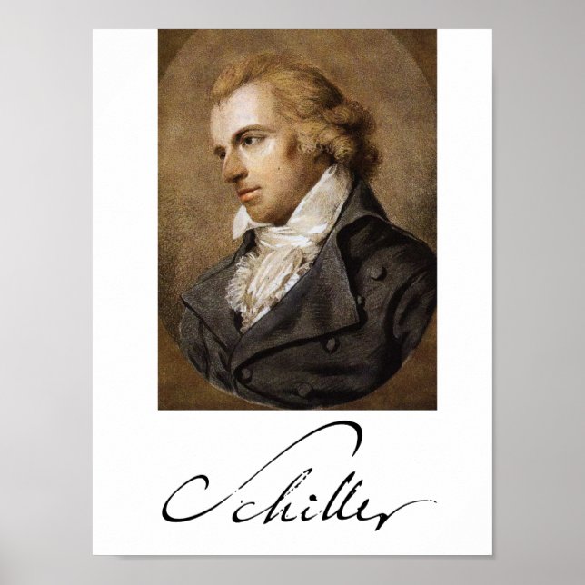 Friedrich Schiller Poster (Vorne)
