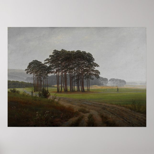 Friedrich - Tageszyklus, Noon Poster (Vorne)