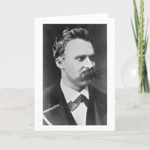 Friedrich Wilhelm Nietzsche (1844-1900) 1873 (b/w Karte