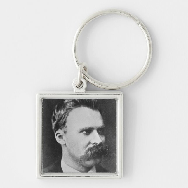 Friedrich Wilhelm Nietzsche (1844-1900) 1873 (b/w Schlüsselanhänger (Vorne)