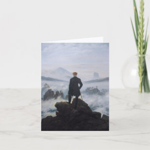 Friedrichs Wanderer über dem Nebel Karte