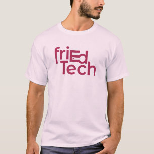 friEdTech Offizielles Logo im T - Shirt Raspberry