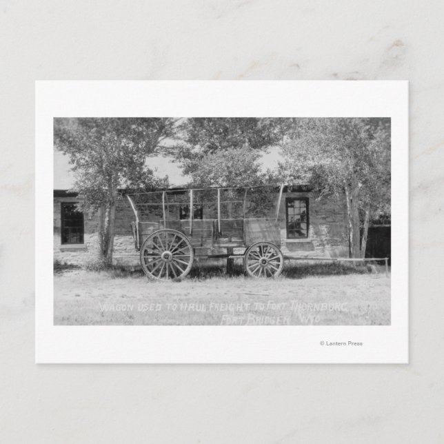 Frieght Wagon Scene Postkarte (Vorderseite)